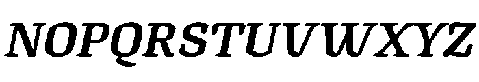 Texturina ExtraBold Italic Font UPPERCASE