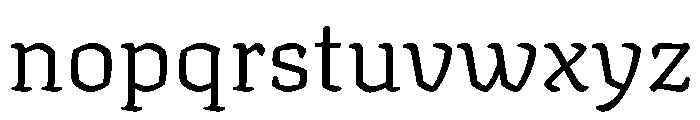 Texturina ExtraLight Font LOWERCASE