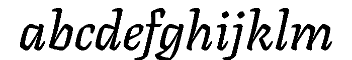 Texturina Medium Italic FONT
