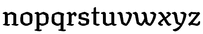 Texturina Medium Font LOWERCASE