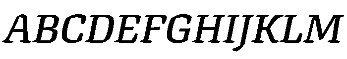 Texturina SemiBold Italic Font UPPERCASE