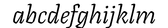 Texturina Thin Italic FONT