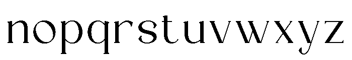 TEROKA-Regular Font LOWERCASE