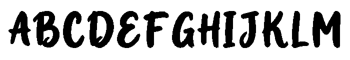 TESSA Regular Font UPPERCASE