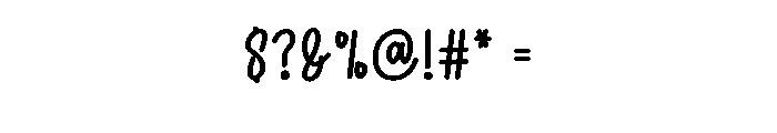 Teacher Cooking Font OTHER CHARS