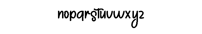 Teacher Cooking Font LOWERCASE