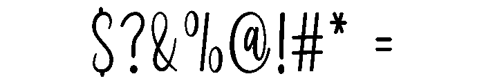 Teacher Explains Font OTHER CHARS