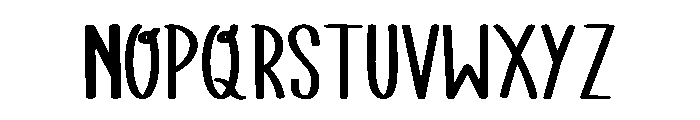 Teacher Journey Regular Font LOWERCASE