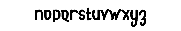 Teacher Kinder Font LOWERCASE