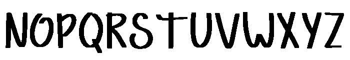 Teacher Notebook Regular Font LOWERCASE