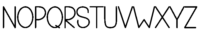 Teacher Paint Font UPPERCASE