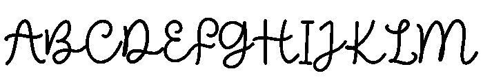 Teacher Smile Font UPPERCASE