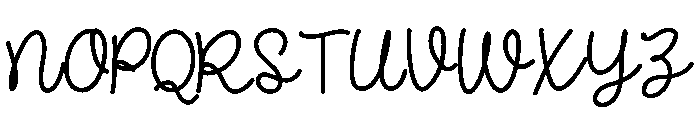 Teacher Smile Font UPPERCASE
