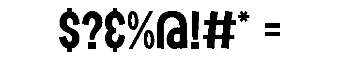 Teacher Sticker Font OTHER CHARS
