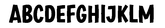 Teacher Sticker Font UPPERCASE