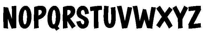 Teacher Sticker Font UPPERCASE