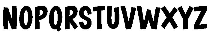 Teacher Sticker Font LOWERCASE