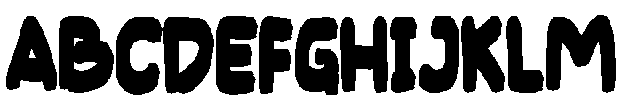 Teachers Brush Regular Font UPPERCASE