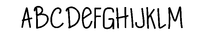 Teachers Notes Regular Font UPPERCASE