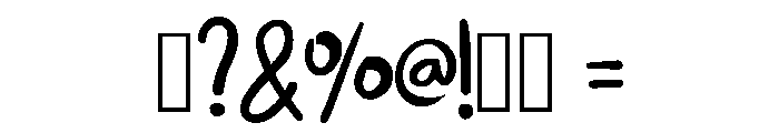 Teachers Pencil Regular Font OTHER CHARS