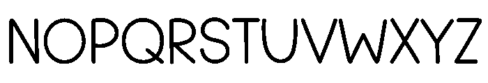 Teachers Ver2 Font UPPERCASE