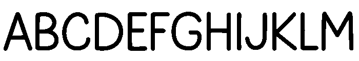 Teachers Ver3 Bold Font UPPERCASE