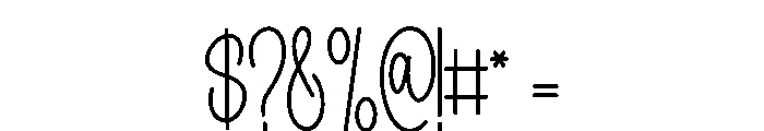 Teachery Font OTHER CHARS