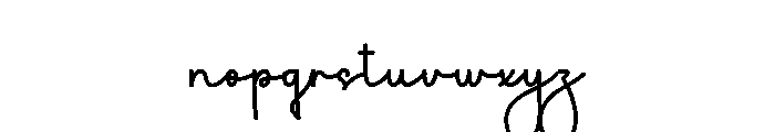 Teachery Font LOWERCASE
