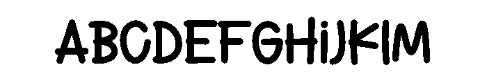 Teachs Students Font UPPERCASE