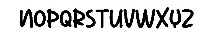 Teachs Students Font UPPERCASE