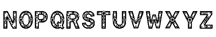 Teak Regular Font LOWERCASE