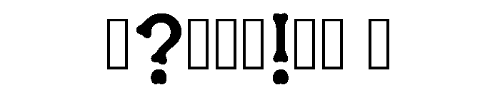 Teal Regular Font OTHER CHARS