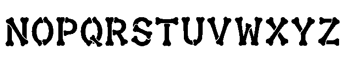 Teal Regular Font UPPERCASE