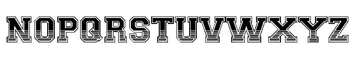 Team Player Font LOWERCASE