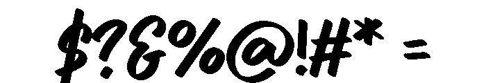 Team Sellow Font OTHER CHARS
