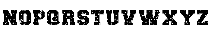 Team Worn Font LOWERCASE