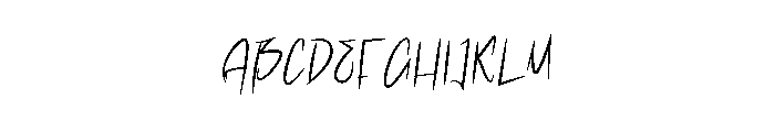 Tears Babe Font UPPERCASE