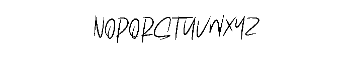 Tears Babe Font UPPERCASE