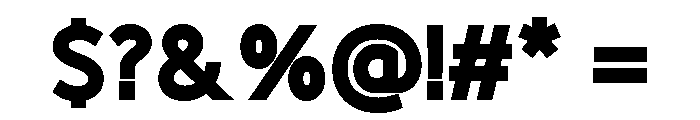 Technicon Black Font OTHER CHARS
