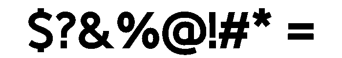 Technicon Bold Font OTHER CHARS