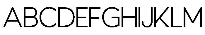 Technicon Light Font UPPERCASE