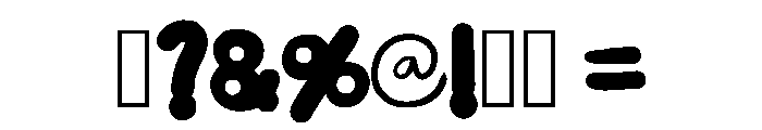 Teddy Nibble Regular Font OTHER CHARS