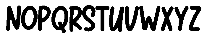 Teduh Font UPPERCASE