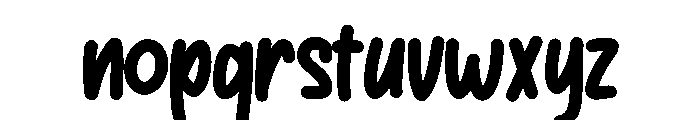Teduh Font LOWERCASE