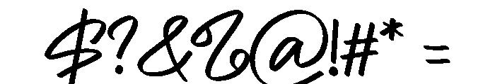 Tedwo Font OTHER CHARS