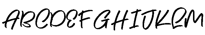 Tedwo Font UPPERCASE