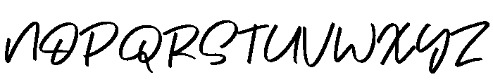 Tedwo Font UPPERCASE