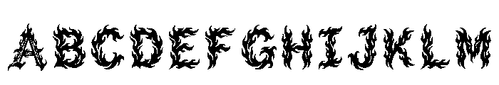 Teesta Regular Font UPPERCASE
