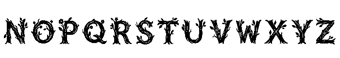 Teeth Regular Font UPPERCASE