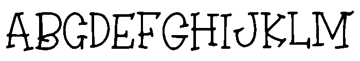 Tegu Font UPPERCASE